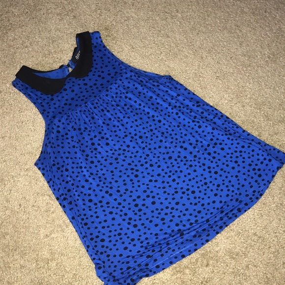 a.n.a Tops - Polka dot collared top 💙